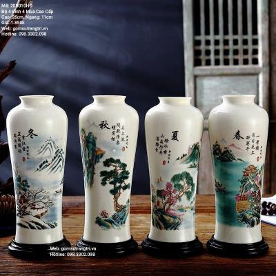 BỘ 4 BÌNH TỨ THI NHÂN TRUNG QUỐC - BỘ 4 BÌNH TỨ CẢNH CAO CẤP - BỘ 4 MÙA CAO CẤP